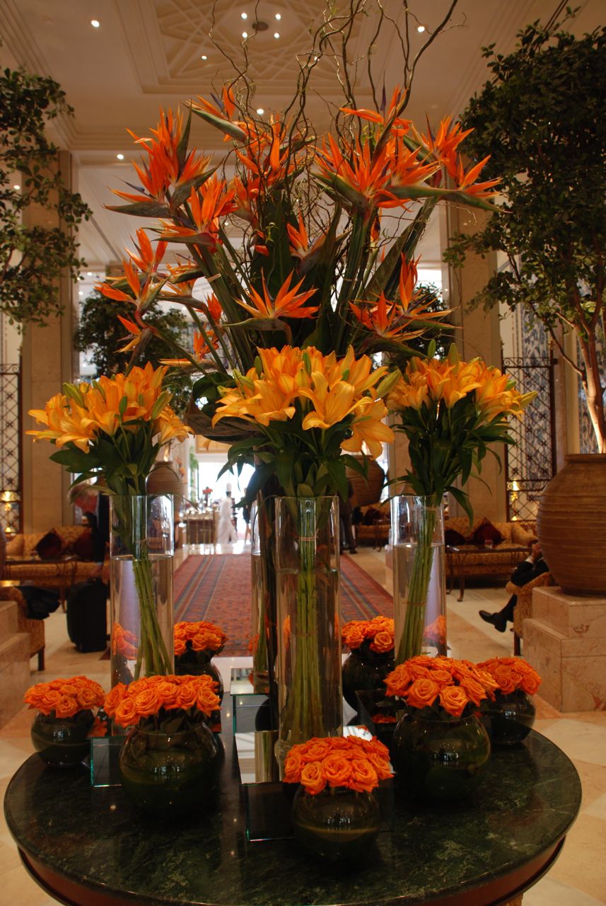 Ciragan lobby flowers