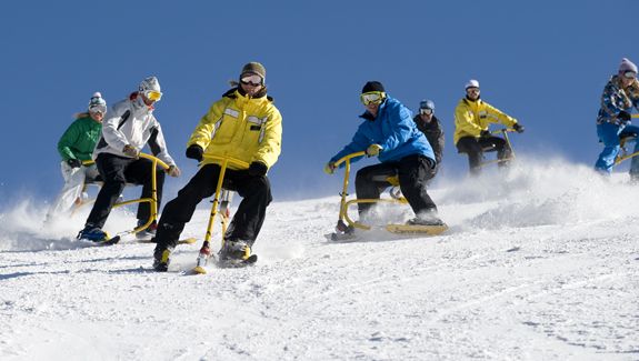 Snowbiking at Vail