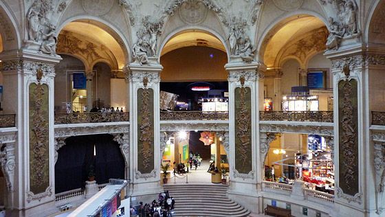 Vue du hall d'Antin du Palais de la découverte, le 20/01/2009