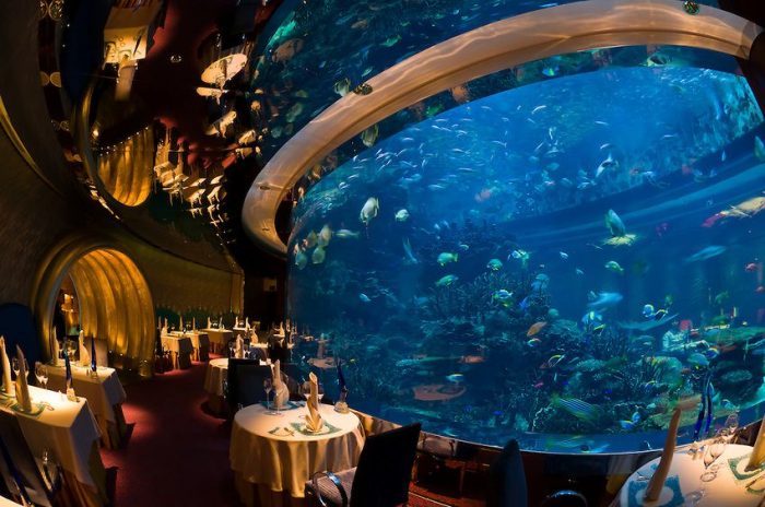 Al Mahara Restaurant in the Burj al Arab Hotel, Dubai, United Arab Emirates