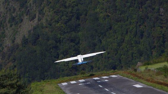 aeroporto de Lukla no Nepal