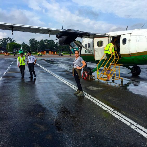 aeroporto de Lukla no Nepal